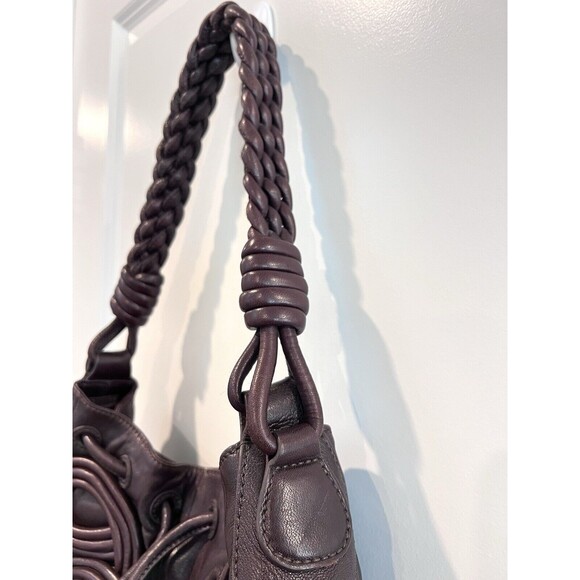 Brighton Lockheart Masterpiece Gabby Brown Pretzel Hobo Shoulder Handbag EPOC - Picture 9 of 14